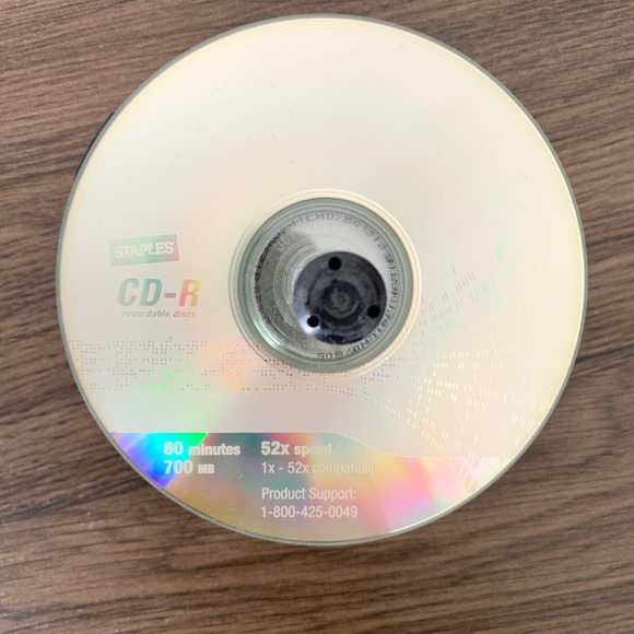 Staples Recordable Disks - CD-R - CD Spindle - Picture 2 of 2